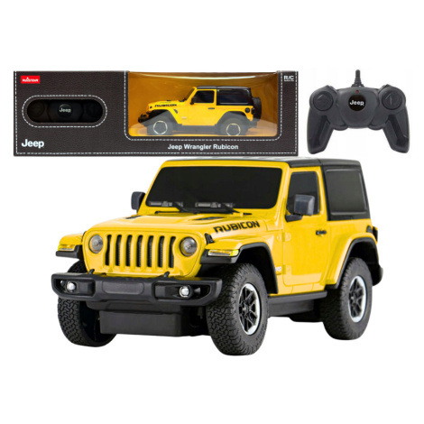 mamido Terénní autíčko JEEP Wrangler JL Rubicon na dálkové ovládání RC 1:24 žluté