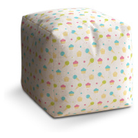 Sablio Taburet Cube Zmrzlinky s muffiny: 40x40x40 cm