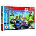 Puzzle Tlapková patrola na motorkách/Paw patrol 100 dílků 41x27,5cm v krabici 29x19x4cm