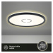 BRILONER Slim svítidlo LED panel, pr. 29,3 cm, 2400 lm, 18 W, černá BRI 3391-015