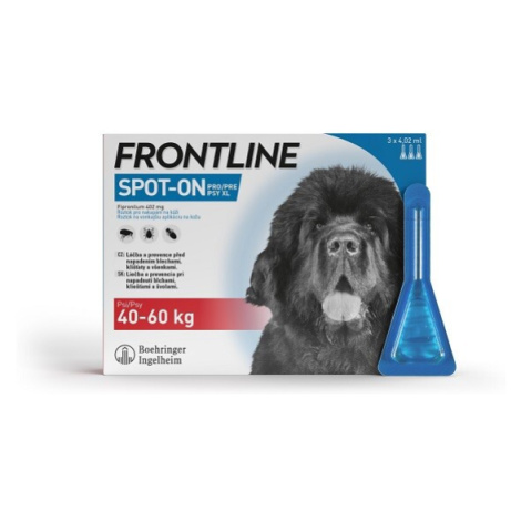 Frontline Spot On Dog 40-60kg pipeta 3x4.02ml