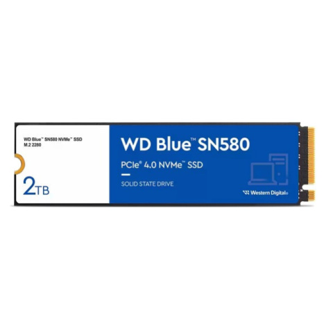 WD BLUE SSD NVMe 2TB PCIe SN580,Gen4 WDS200T3B0E Western Digital