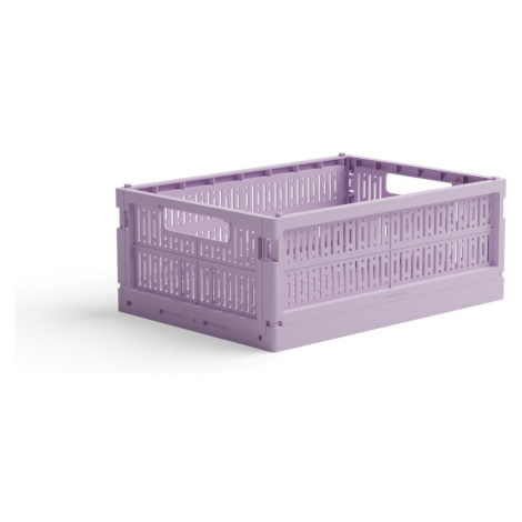 Skládací přepravka midi Made Crate  - lilac
