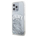 DKNY Liquid Glitter Arch Logo kryt iPhone 15 Pro Max čirý