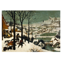 Obrazová reprodukce Hunters in the Snow (Winter), 1565, Pieter the Elder Bruegel, 40 × 30 cm