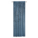 Dekorační vzorovaný závěs s řasící páskou PLACIDO modrá 140x260 cm (cena za 1 kus) MyBestHome