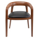 KARE Design Dřevěná polstrovaná jídelní židle Valencia