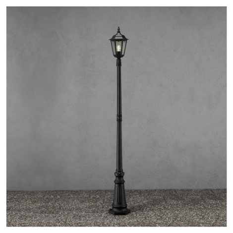 Konstsmide Stožárové svítidlo Firenze, 1 lucerna, černé