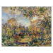 Pierre Auguste Renoir - Obrazová reprodukce Landscape at Beaulieu, c.1893, (40 x 35 cm)