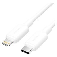 Vention USB 2.0 Type-C Male to Lightning Male 3A Cable 1M White PVC Type