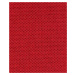 Paletový prošívaný sedák MARIO 120x60 cm nebo 120x50 cm, barva ČERVENÁ, Mybesthome Rozměr: 120x5