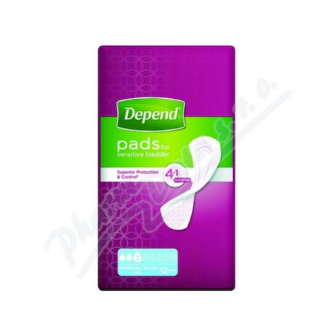 Depend Pads Normal plus inkont.vložky ženy 12ks