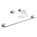 Grohe 41124000 - Set koupelnových doplňků 3 v 1, chrom