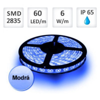 PREMIUMLUX LED pásek MODRÝ 1m 60xSMD2835 6W/m, voděodolný