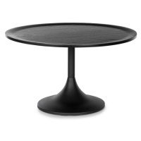 Besoa Big Visby, konferenční stolek, 70 x 41,5 cm (Ø x V), kov, multiplexová deska, dubová dýha