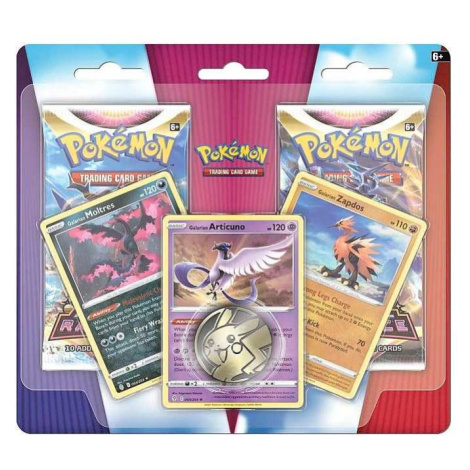 Pokémon tcg: enhanced 2 pack blister pack articuno,zapdos, moltres