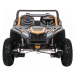 HračkyZaDobréKačky Elektrická bugina ATV RACING UTV2000, 4x150W zlatá