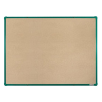 BoardOK Tabule s textilním povrchem 120 × 90 cm, zelený rám