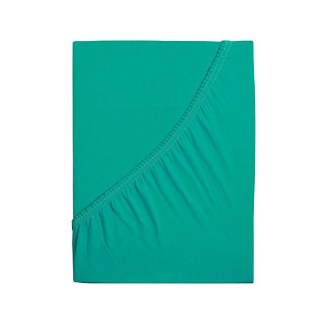 B.E.S. - Petrovice Prostěradlo JERSEY dětské - 60 × 120 cm, Zelený tyrkys