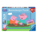 RAVENSBURGER 090822 Prasátko Peppa: Šťastná rodina 2x24 dílků