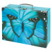 BAAGL Skládací školní kufřík - Butterfly s kováním