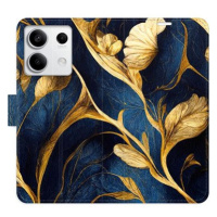 iSaprio flip pouzdro GoldBlue pro Xiaomi Redmi Note 13 5G