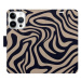 iSaprio Flip pouzdro Zebra Black 02 pro iPhone 15 Pro