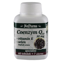 Medpharma Coenzym Q10 30 mg + vitamín E + selen 67 tobolek