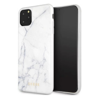 Kryt Guess iPhone 11 Pro Max white Marble (GUHCN65HYMAWH)