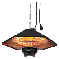 Blumfeldt Heat Hexa, infračervený ohřívač, 800/1200 W, halogen, IP34, LED, černý