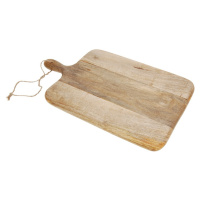 EH Dřevěné krájecí prkénko s rukojetí, 42 x 26,2 cm