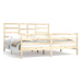 Rám postele masivní dřevo 180 × 200 cm Super King, 3105875