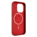 Kožený zadní kryt FIXED MagLeather s podporou MagSafe pro Apple iPhone 14 Pro, červená