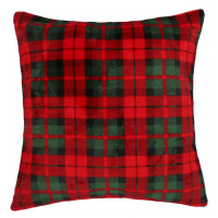 Vánoční polštář | TARTAN | kostkovaný | 45x45 cm | XM22 937853 Varianta: Povlak na polštář - s v