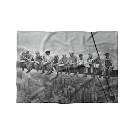 IMPAR Fleecová deka Dělníci na traverze, 150 × 120 cm