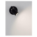 NOVA LUCE venkovní nástěnné svítidlo FEND černý hliník a sklo LED 5W 3000K 100-240V 21st. IP65 9