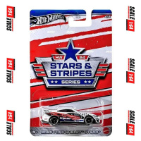 Mattel hot wheels stars & stripes series 2020 ford shelby gt500 4/5