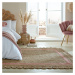 Flair Rugs koberce Kusový koberec Grace Jute Natural/Pink - 160x230 cm
