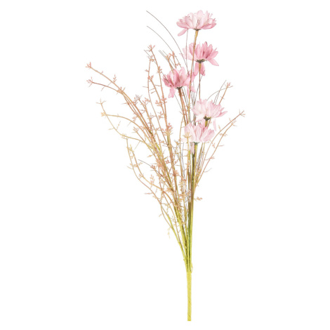 Umělé luční květy 50 cm, starorůžová