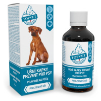 TOPVET Prevent ušní kapky pro psy 50 ml