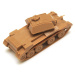 Wargames (WWII) tank Z6227 - British Tank MK IV Cruiser (1: 100)