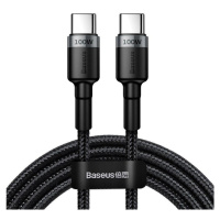 Kabel USB-C na USB-C Baseus Cafule, QC 3.0, PD 2.0, 100W, 5A, 2m (šedočerný)