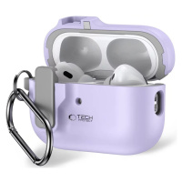 Pouzdro TECH-PROTECT SLIM HOOK APPLE AIRPODS PRO 1 / 2 LAVENDER (5906302376254)