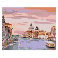 Diamondi - CANAL GRANDE BENÁTKY ITÁLIE, 40x50 cm, vypnuté plátno na rám