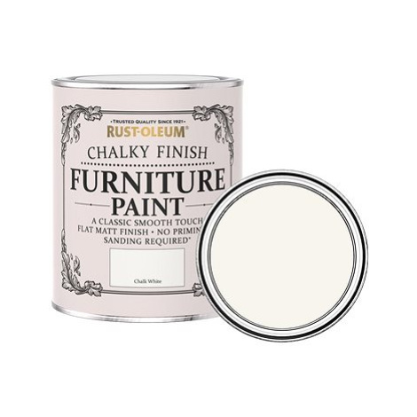 Rust-Oleum Křídová matná barva na nábytek Chalky Finish Furniture Paint bílá, RO.14000.HU.0.125