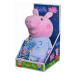 Peppa Pig 2v1 plyšový usínáček hrající + světlo, modrý, 25 cm