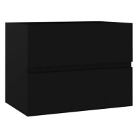 Shumee Skříňka pod umyvadlo - černá, 60 × 38,5 × 45 cm, dřevotříska