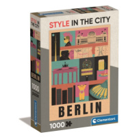 Clementoni - Puzzle 1000 Style in the city Berlin Compact box