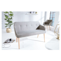 LuxD Designová lavice Sweden světle šedá