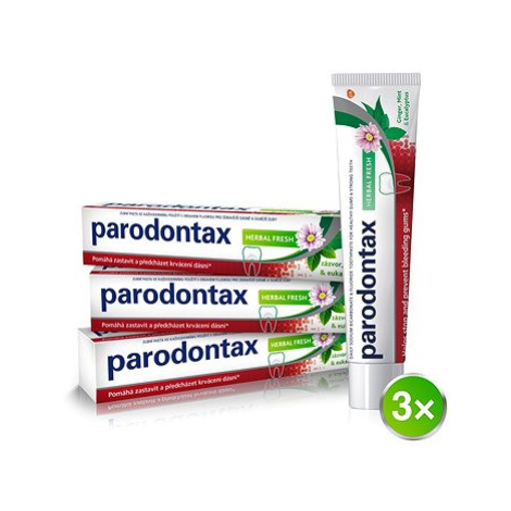 PARODONTAX Herbal Fresh 3× 75 ml